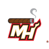 Sticker basket décor nba Miami_HEAT - Sticker autocollant
