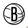 Sticker logo de nba Sticker_autocollant_logo_brooklin_nets -