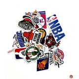 32 Stickers Autocollants NBA Basketball Lakers,bulls