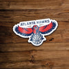 Sticker basket décor nba logo atlanta hawks