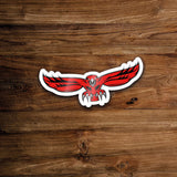 Autocollant de basket nba logo atlanta hawks