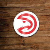 Sticker de décoration basket nba logo atlanta hawks