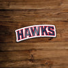 Sticker fan de basket nba logo atlanta hawks