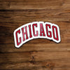 Sticker de décoration basket nba logo Chicago bulls