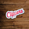 Sticker fan de basket nba logo LA Clippers