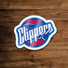 Autocollant de basket nba logo LA Clippers
