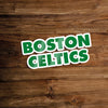 Autocollant de basket nba logo boston celtics