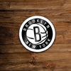 Autocollant de basket nba logo brooklyn nets