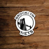 Autocollant logo nba logo brooklyn nets