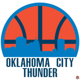 Adhésif pour fan nba Oklahoma_city_thunder - Sticker