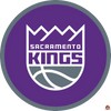 Autocollant de basket nba Sacramento_Kings - Sticker