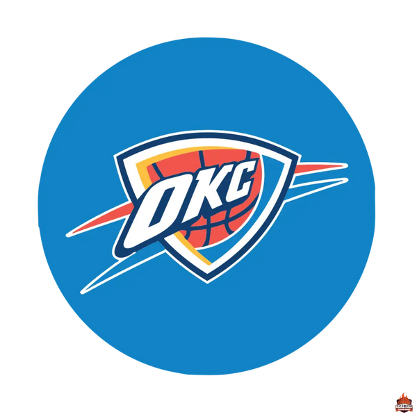 Autocollant logo nba Oklahoma_city_thunder.3_4 - Sticker