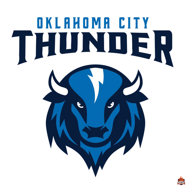 Autocollant logo nba Oklahoma_city_thunder.9_4 - Sticker