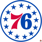 Décoration autocollante basket nba Philadelphia_76ers -