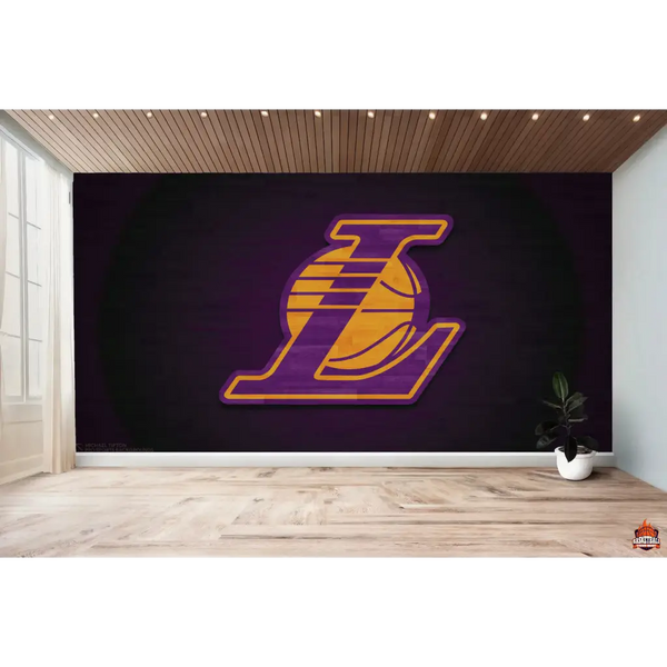 Autocollant Mural Basket 3D Personnalisable - Arène De Basketball - Vinyl Repositionnable - Marque Oracal - Neuf