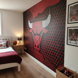 Visualisation Papier peint Basketball logo Chicago Bulls