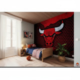 Visualisation Papier peint Basketball logo Chicago Bulls