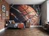 Visualisation Papier Peint Basketball Personnalisé - Déco Sportive Sur Mesure