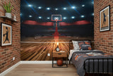 Visualisation Papier Peint Basketball Sports 3 - Déco Sur-Mesure et Personnalisée