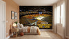 Visualisation Papier Peint Golden State Warriors - Déco Basketball Sur Mesure