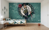 Visualisation Papier Peint NBA Boston Celtics - Déco Thème Basketball