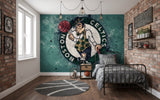 Visualisation Papier Peint NBA Boston Celtics - Déco Thème Basketball