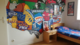 Visualisation Papier Peint NBA Team Logos - Basketball Déco Murale