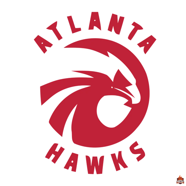 Sticker_autocollant_logo_atlanta_hawks - Sticker autocollant