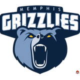 Sticker basket décor nba Memphis_Grizzlies - Sticker