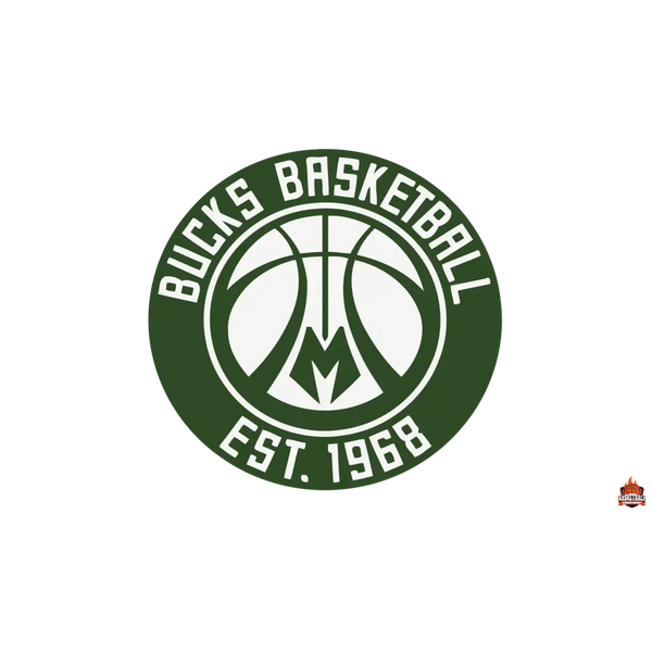 Sticker basket décor nba MiLWAUKEE_BUCKS - Sticker