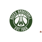 Sticker basket décor nba MiLWAUKEE_BUCKS - Sticker