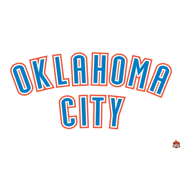 Sticker basket décor nba Oklahoma_city_thunder - Sticker