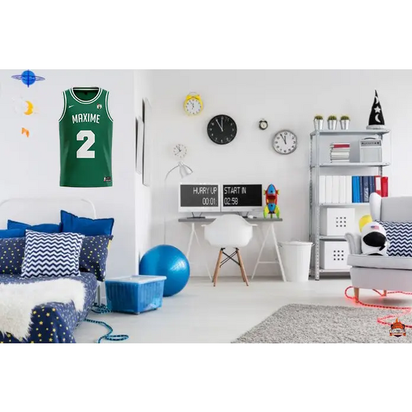 Sticker Basket personnalisé des Celtics - sticker maillot