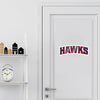 Sticker fan de basket nba logo atlanta hawks