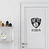 Décoration autocollante basket nba logo brooklyn nets