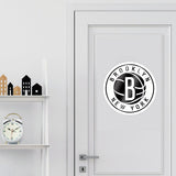 Sticker basket décor nba logo brooklyn nets