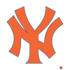 Sticker logo de nba New_York_Kinicks - Sticker autocollant