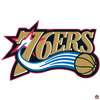 Sticker logo de nba Philadelphia_76ers - Sticker autocollant