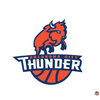 Sticker logo décoratif nba Oklahoma_city_thunder - Sticker