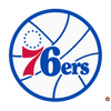 Sticker logo décoratif nba Philadelphia_76ers - Sticker
