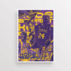 Kobe Bryant- Art Print - Basketball - Affiche sportive - Photo de basket-ball - Cadeau sportif, Affiche NBA - La Lakers