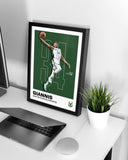 Affiche Giannis Antetokounmpo - Parfaite pour les fans ! - NBA Milwaukee Bucks, 11x14 Minimal Giannis Print for Room &amp; Office Wall Art, IMPRIMABLE