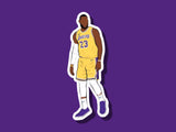 8 Stickers Basketball Lakers Team, Stickers équipe des Lakers, Los Angeles Basketball Team, LeBron James Stickers
