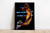 kobe bryant poster - kobe bryant print - 2 pack - NBA  poster - lakers gift fans - LA lakers poster - basketball player print -digital print