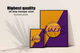 kobe bryant poster - kobe bryant print - 2 pack - NBA  poster - lakers gift fans - LA lakers poster - basketball player print -digital print
